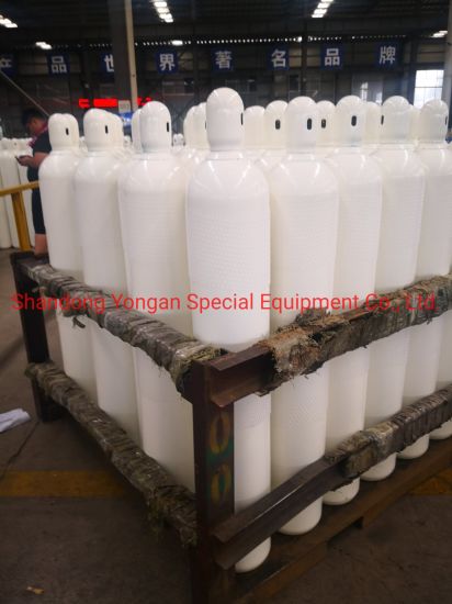 40L200bar 5.2mm High Pressure Vessel Seamless Steel Oxygen Gas Cylinder