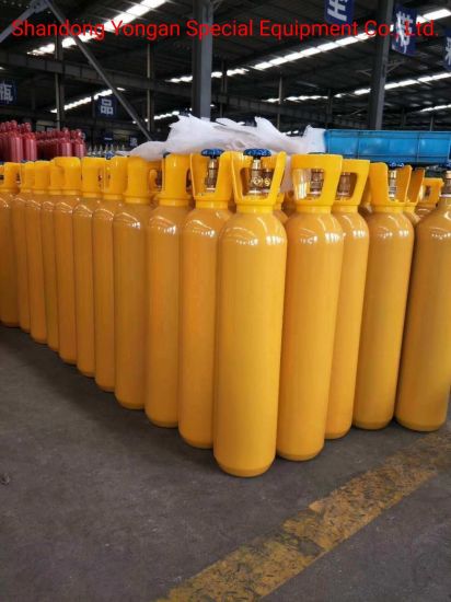 10L159mm ISO Tped Seamless Steel Portable Industrial Helium Gas Cylinder