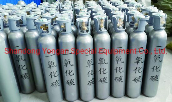 15L Tped ISO Hot Sale Seamless Steel Portable CO2 Carbon Dioxide Gas Cylinder