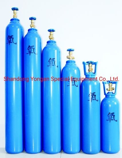50L Seamless Steel Industrial and Medical Oxygen Gas Cylinder