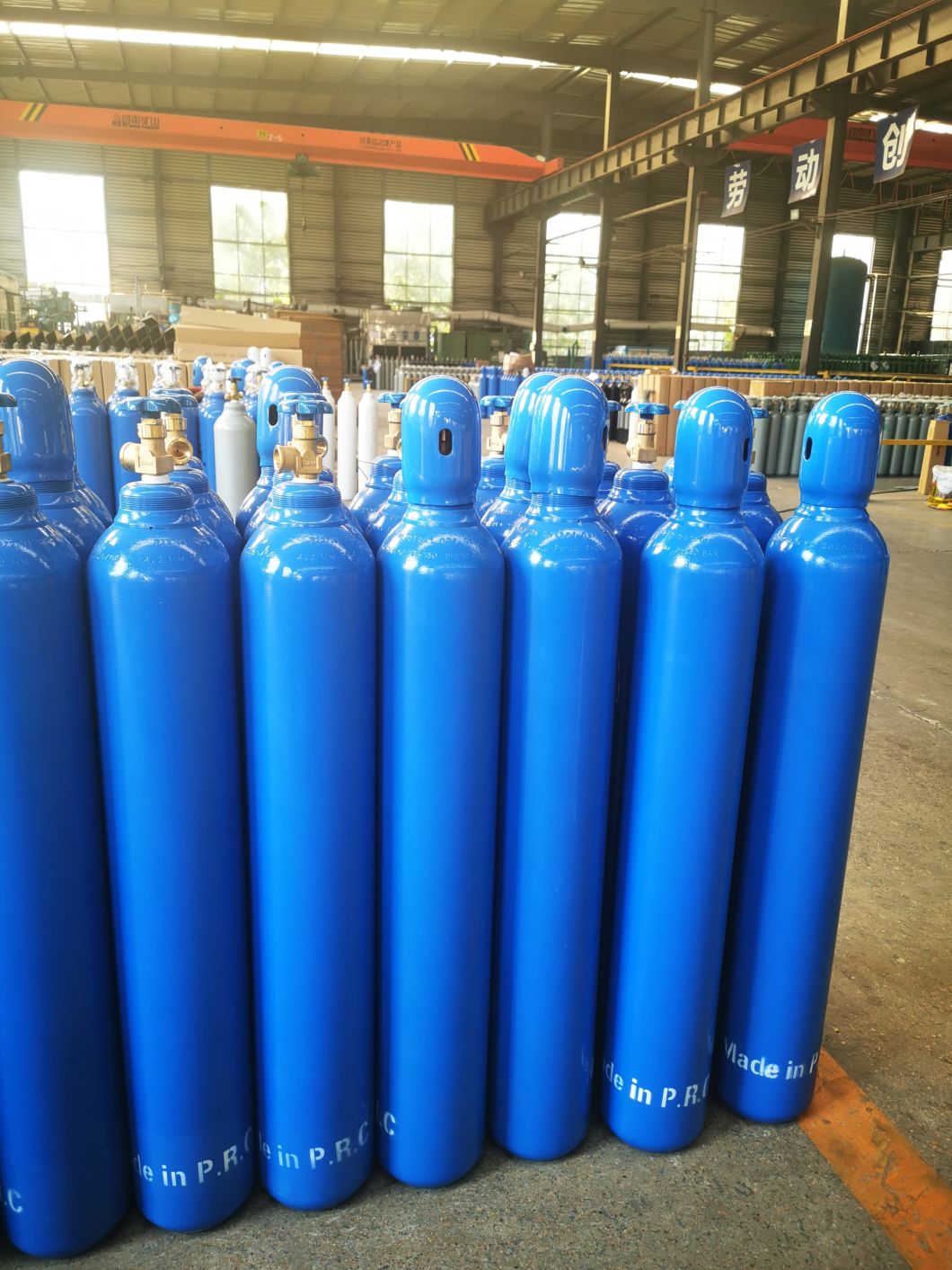 15L152mm Seamless Steel Portable ISO Tped Argon Gas Cylinder