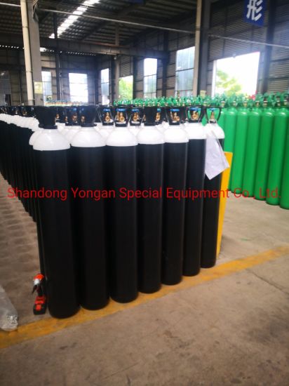 46.7L230bar High Pressure Vessel Seamless Steel Argon Gas Cylinder