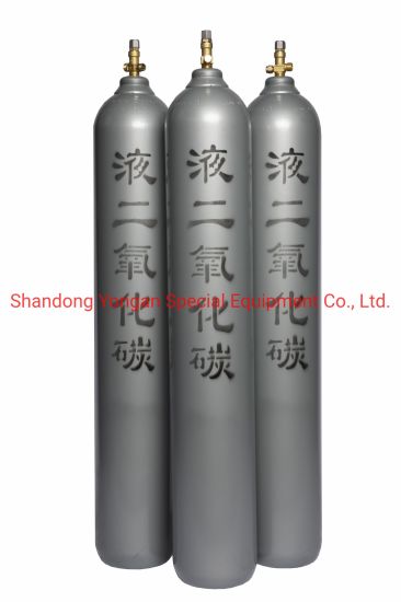 15L Hot Salehigh Quality Seamless Steel Portable CO2 Carbon Dioxide Gas Cylinder