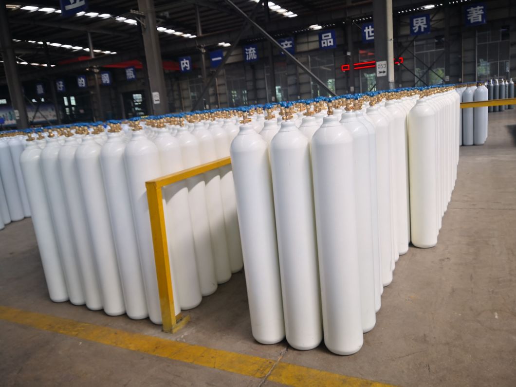 40L200bar 5.2mm ISO Tped High Pressure Vessel Seamless Steel Oxygen Gas Cylinder