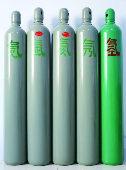 40L200bar 5.8mm High Pressure Vessel Seamless Steel Helium Gas Cylinder