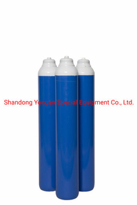 15L152mm ISO Tped Seamless Steel Portable Household Health Care Medical Oxygen Gas Cylinder