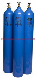 40L150bar 5.7mm ISO Tped Seamless Steel Industrial and Medical Oxygen Gas Cylinder