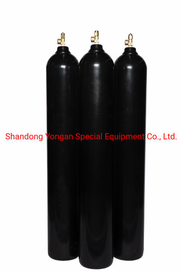 47L 150bar5.4mm ISO Tped High Pressure Vessel Seamless Steel Argon Gas Cylinder