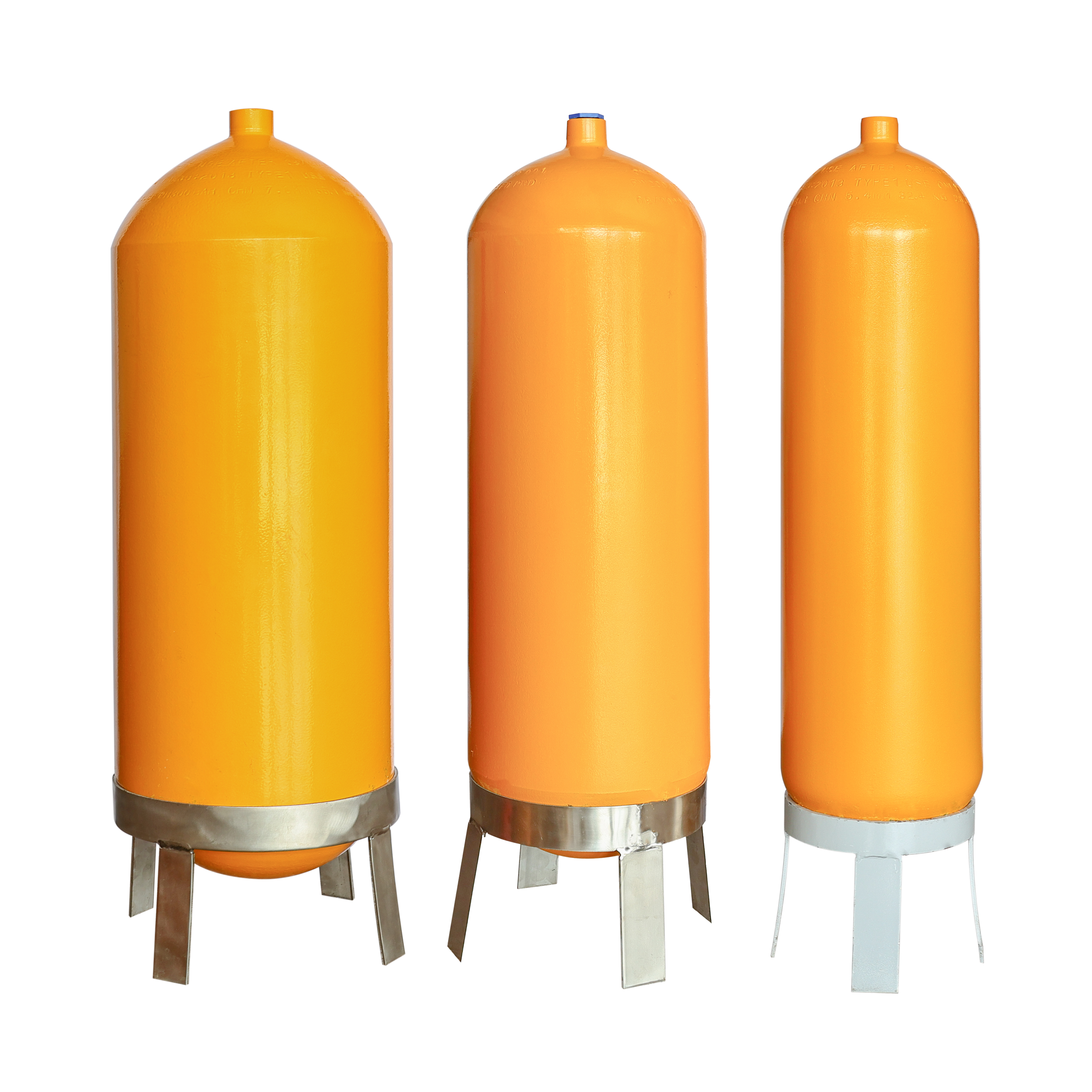 55L 325mm CNG 1 TPED ISO11439 Standard Vehical Compressed Natural Gas Cylinder 
