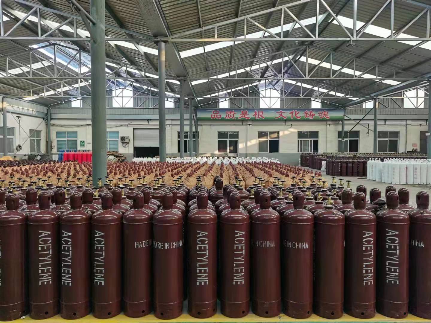 30L ISO3807 ISO4706 Welded Acetylene Cylinder 