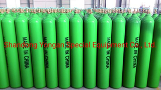 47L 200bar ISO Tpedhot Sale Seamless Steel Nitrogen/Hydrogen/Helium/Argon/Mixed Gas Cylinder