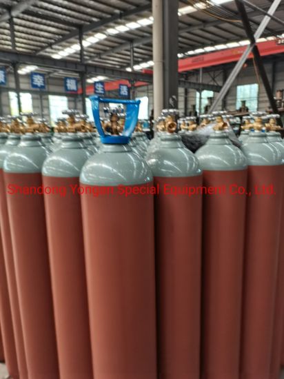 50L 150bar5.4mm High Pressure Vessel Seamless Steel Argon Gas Cylinder