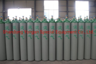 40L 150bar Seamless Steel Nitrogen/Hydrogen/Helium/Argon/Mixed Gas Cylinder