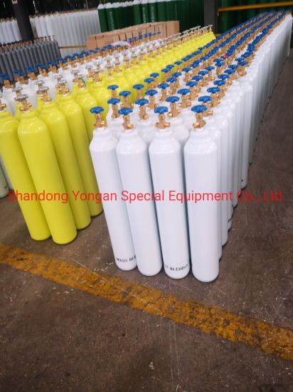 20L 150bar 5.7mm ISO Tped Seamless Steel Industrial and Medical Oxygen Gas Cylinder