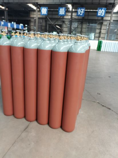 46.7L 150bar6.0mm High Pressure Vessel Seamless Steel Oxygen Gas Cylinder