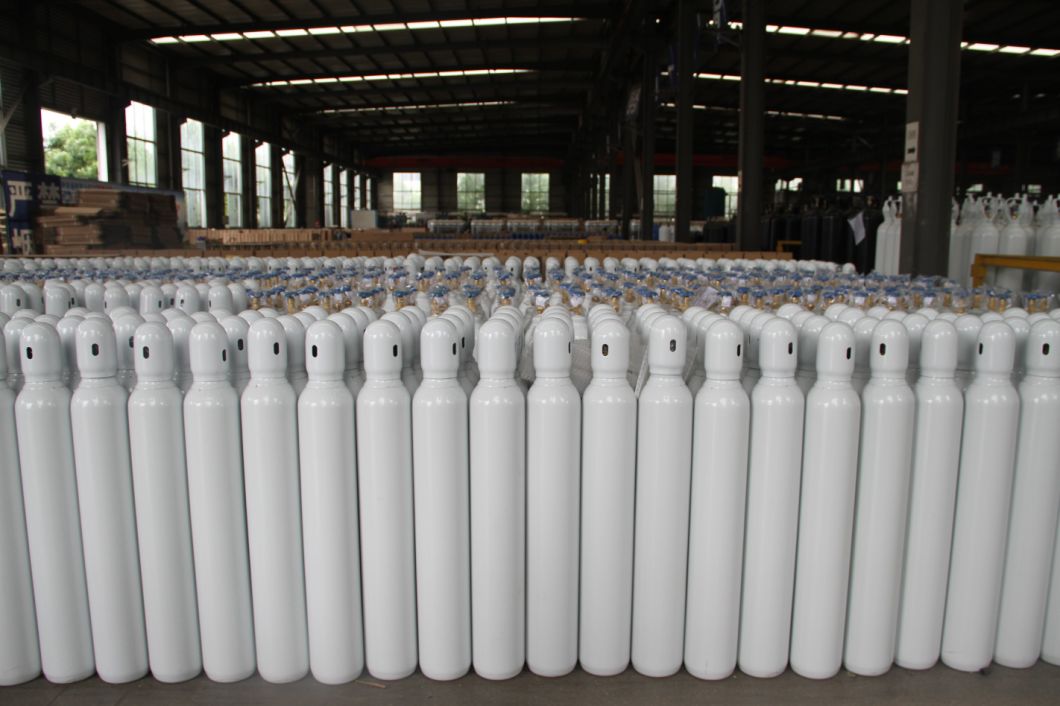 15L 159mm ISO Tped Seamless Steel Portable Household Health Care Medical Oxygen Gas Cylinder