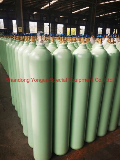 47L 150bar5.4mm High Pressure Vessel Seamless Steel Oxygen Gas Cylinder